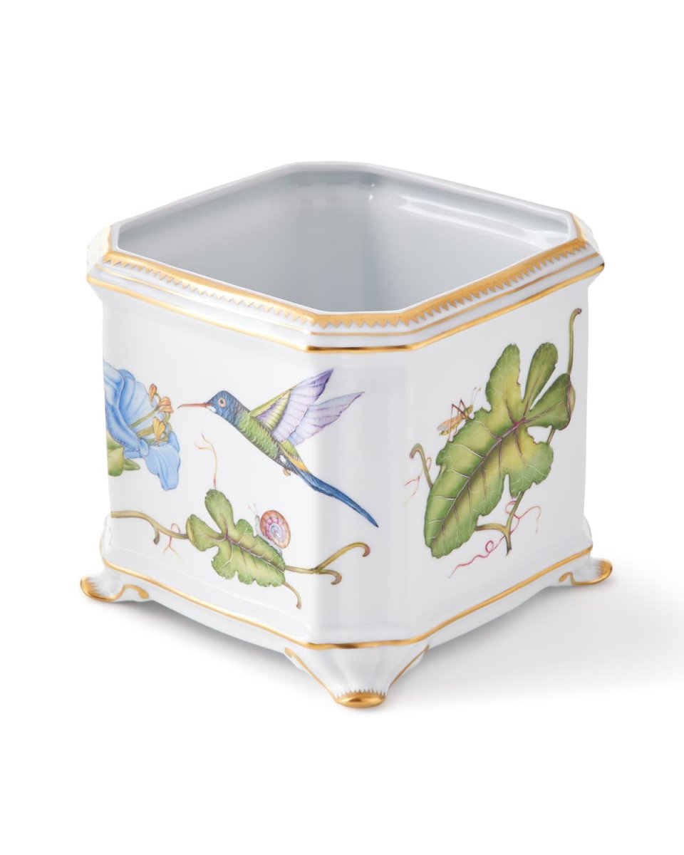 Hummingbird Square Cachepot